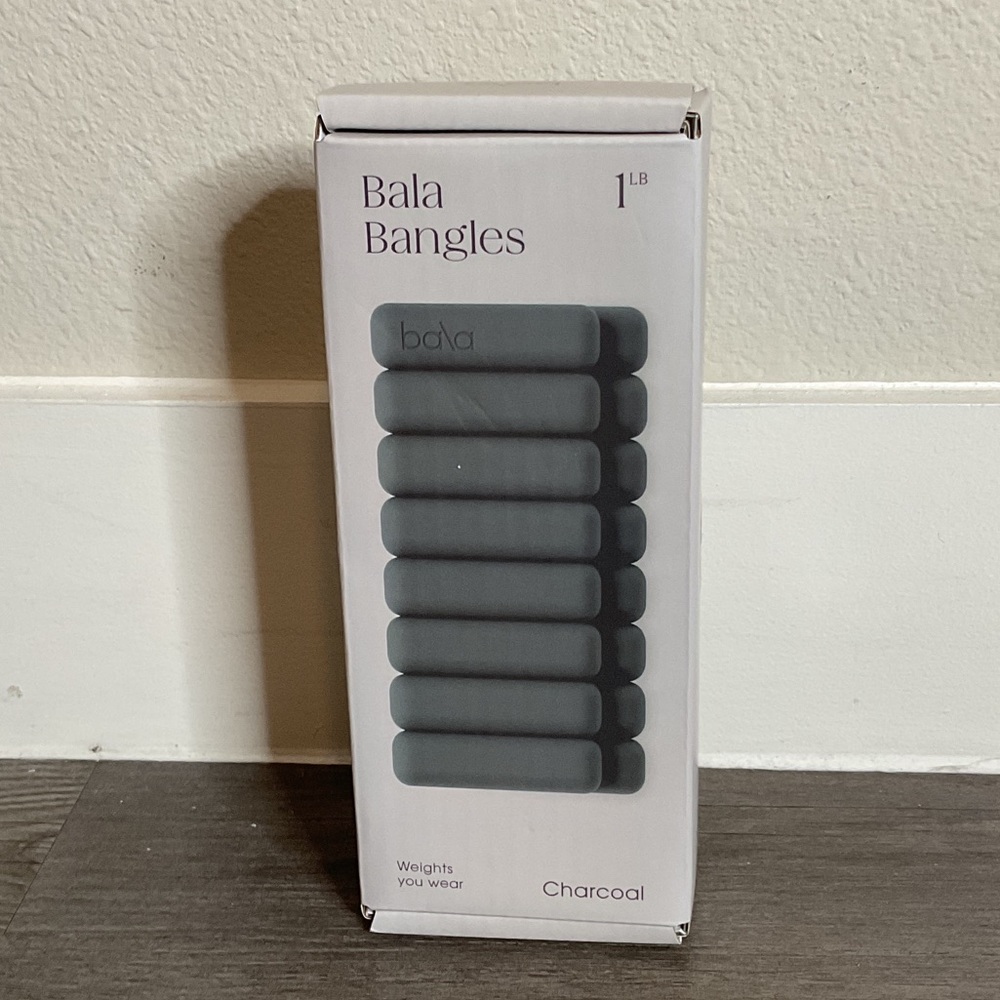 NWT Bala Bangles 1 LB Arm/ Ankle Weights in Charcoal